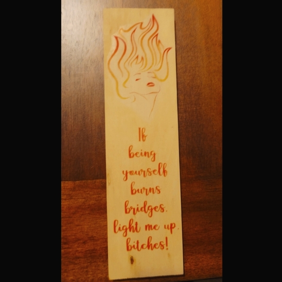 12x3 inch Handmade Home Decor Sign *price firm* - Picture 1 of 1